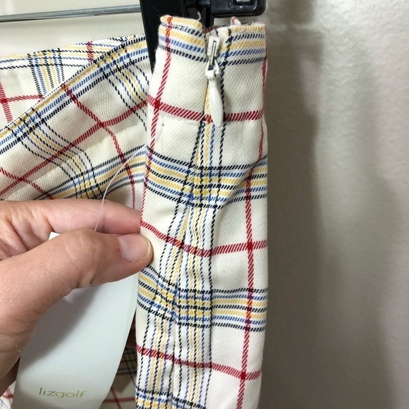 NWT Liz Golf plaid ankle pants SZ 10 Pickleball Preppy Vintage Tennis Athletic - Picture 8 of 8